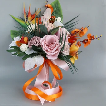 Umjetno cvijeće za vjenčanja na otvorenom, Buket od umjetnog cvijeća, Centralne elemente za zurke, dekoracije za dom
