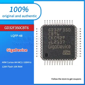 Originalni GD32F350CBT6 LQFP-48 ARM Cortex-M4 32-bitni mikrokontroler-čip MCU