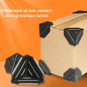 200шт Points Plastične ambalaže kutije trokutastog oblika Express-Transport Sprječavanje sudara Debele ploče Zaštita kutije