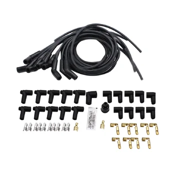Žice za svjećice Smotan jezgro 8,5 mm, crna 45/135 stupnjeva Set žica za svjećice za Chevrolet Ford