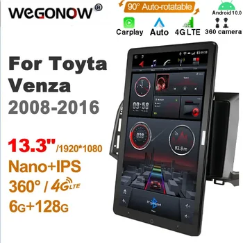 1920*1080 Nano Ownice Android 10,0 za Toyota Venza 2008-2016 autoradio Video Audio 13,3 