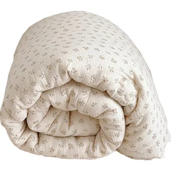 Ljetno муслиновое deka s dječjim po cijeloj površini, dječja torta cvijet муслиновое pokrivač, prekrivač za spavanje, prekrivač za dječju posteljinu, deke