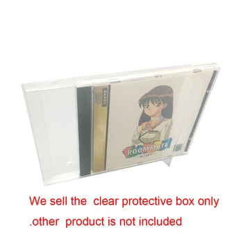 Prozirna zaštitna kutija za pohranu torbica za Sega Saturn SS za Genesis 6 game carrtriage box Retail kutija protect 1CD