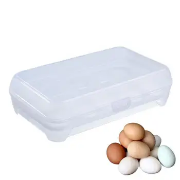 Spremnik za jaja za hladnjak Ladica za pohranu jaja sa 15 končanica Polica za jaja Kolica Dozator Kontejner za skladištenje jaja Ladica za piknik