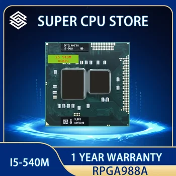 Intel procesor za laptop i5-540M cpu 3M Cache s frekvencijom od 2,53 Ghz do 3,066 Ghz Procesor i5 540M rPGA988A, kompatibilan s procesorom HM57 HM55 QM57