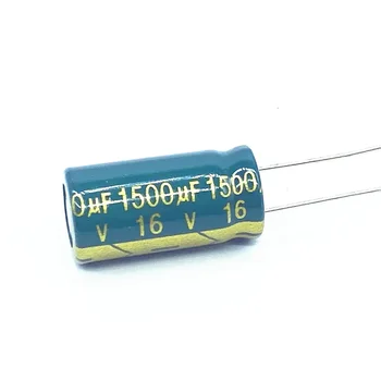 10 kom./lot 1500uf16V Низкоомный высокочастотный aluminijski elektrolitski kondenzator od 10*20 16V 1500uf 20%