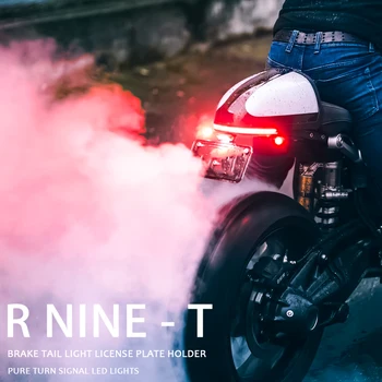 Nove Registarske pločice Moto LED Koder Gradski Držač Pokazivača Smjera Kočnice Stražnje Svjetlo Za BMW R T NINE NINET RNINET RNINE T