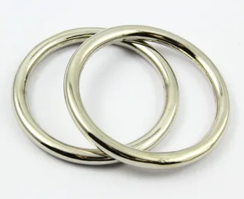 25 komada 40 mm никелевого boje weld metalnog prstena za novčanik, torbu, o-prsten