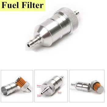Univerzalna aluminijska 6 mm pročišćivač benzinskih filtera za gorivo za motor pit baize, квадроцикла, uljnog i plinskog filtra za gorivo