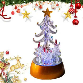Sjajni staklene ukrase za Božićno drvce, Svjetleće Dekoracije za dom, nakit za desktop, College, Božićne Ukrase za stol, Festival, dara za djecu