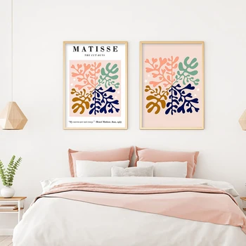 Matisse montažni rez List Knjige O Umjetnosti Plakat Minimalistički Moderan Umjetnik Platnu Uređenje Doma Apstraktno Slikarstvo Zidni Paneli za Dnevni boravak