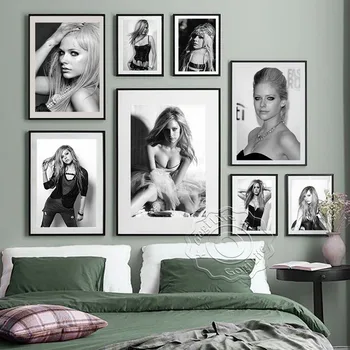 Plakat Glazbene Zvijezde, Poster Avril Lavigne, Seksi Print, Glazbene Naljepnice Za Zid Na Platnu, Zidnih slika Avril Lavigne, Kućni Dekor