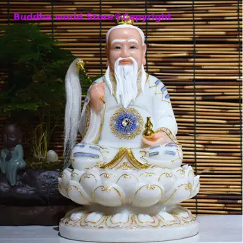 Veleprodaja Budizam, Taoizam figurica Azija HOME SHOP Prosperitet Zaštitu obitelji TAI SHAN LAO JUN Bog BUDDHA jade dragon kip FENG SHUI