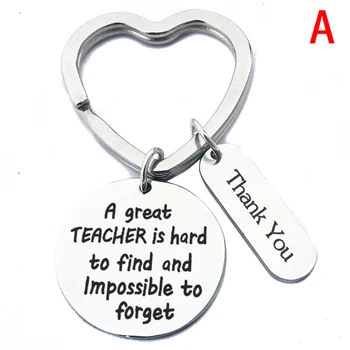 Privjesci za nastavnike, Prsten za ključeve od nehrđajućeg čelika, Poklon za Dan učitelja