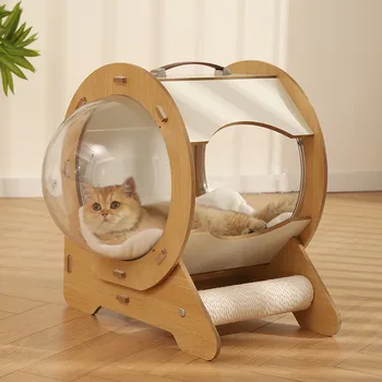 Punila za mačke Four Seasons Univerzalni godišnje krevet Kućica za kućne ljubimce Kapsula Rotirajući Svemirska Kapsula