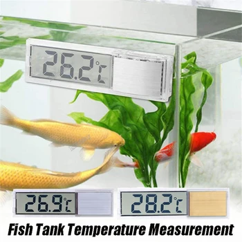 3D Digitalni LCD-E-Mjerenje temperature, Mjerač Temperature U Akvariju, Akvariju Termometar, Pribor za kontrolu temperature