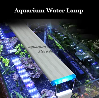 18-48 cm led stezaljka za akvarij Led lampa za uzgoj biljaka u akvarij s ribama krajolik Mini-bijela plavo svjetlo