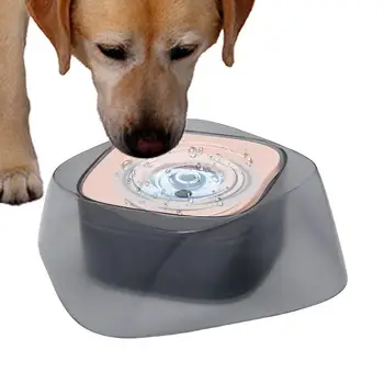 Zdjela za vodu za pse plutajući disk, 1400 ml, Dispenzer polako пьющей vode za kućne ljubimce, Prozirna Zdjela za pse, Izdržljiv Dispenzer za vodu za kućne ljubimce