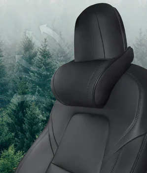 Auto jastuk za vrat sa efektom pamćenja, naslon za glavu sjedala, zračni jastuk za potporu vratu, zaštita unutrašnjosti vozila, jastuk za Tesla Model 3 Y