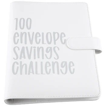 Proračunski uvez 100 omotnica Jednostavan i zabavan način za uštedjeti novac (bijela)
