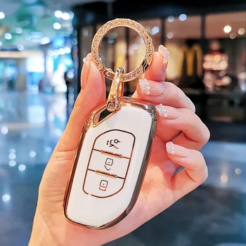 Privjesak za ključeve, TPU, držač, prsten, lanac za Dongfeng Fengxing Forthing T5 EVO 2021, Pribor za styling automobila