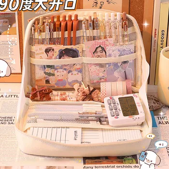 Slatka pakiranje velikog kapaciteta Kawaii Pouch Bag Box za djevojčice Back To School Supplies Japanski Korejski celina