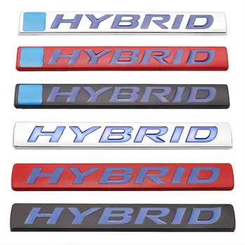 3D Metalni hibridni logo Stražnji trup, Krila, vrata, Amblem vozila, Oznaka, Naljepnica, naljepnice za vozila Toyota RAV 4 Prado Camry Corolla Yaris CIVIC