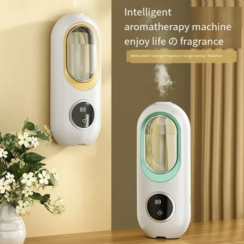 120 ml Difuzor Eteričnog Ulja Zidni Digitalni Zaslon Za Aromaterapiju S Noćnom Rasvjetom Pročišćivač Zraka Solidne Jednostavna Instalacija