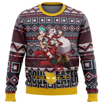 Jede od tuš Crona Pozabaviti ovim ružno božićnim свитером na poklon, pulover Djeda Mraza, muška 3D majica i top za jesen i zimu