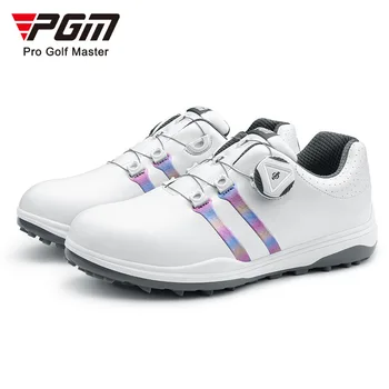 Nove cipele za golf PGM, ženske tenisice s противоскользящими šiljcima, šarene ženske cipele za golf.