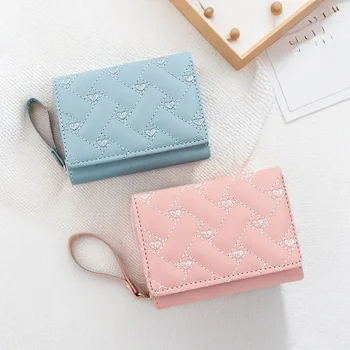 Novčanik Integrirani torba Ženska kratka Fin moda high-end, novi mali novčanik s nekoliko karticama velikog kapaciteta