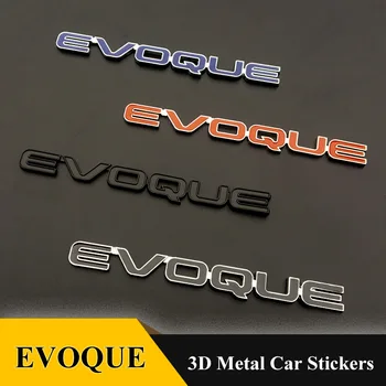 1pc Kvalitetan metal Krom Postavljanje Logotipa EVOQUE Rep ikonu 3D auto Oznaka za Range Rover LRX EVOQUE Pribor Za Slaganje Automobila