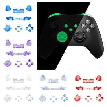 Zamjenjive tipke eXtremeRate za bežični kontroler za Xbox Core - Sjajni, tamno zeleni i transparentan serija