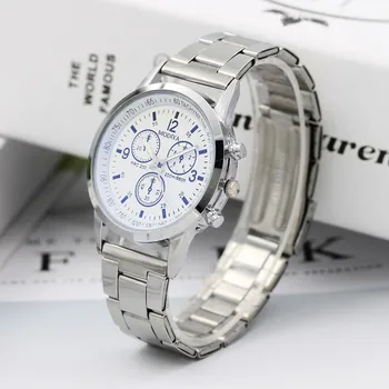 Svakodnevne poslovne muški ručni sat Jednostavne modne kvarcni satovi Muški sat s remenom od nehrđajućeg čelika Montre Homme