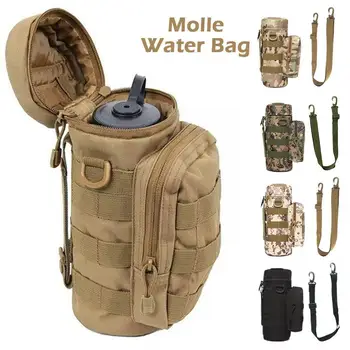 Vanjski Taktička vojna držač za torbe za vodu Molle, torba za boce, torba za ribolov, putovanja i Kampiranje, Planinarenje, boca L1b0