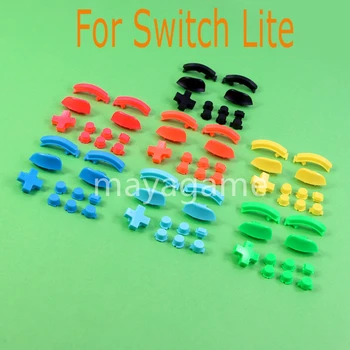 20 kompleta kompletne setove gumba za Nintendo Switch Lite L R ZL ZR ABXY button ABXY D Pad Keys, Obojene tipke