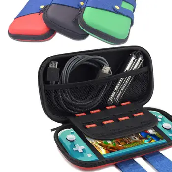 Torbica za pohranu Eva Hard Shell za mini igraće konzole Switch Lite kontrastne boje dizajna, otporan na udarce prijenosni torbica za ulice