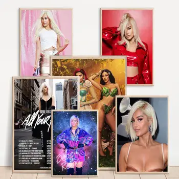 Klasa Bebe Rexha Dance, pop Glazba Plakat styling Zid Personalizirani Poklon Moderan Obiteljski Dekor spavaće sobe Platnu Plakati