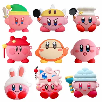 Мультяшный slatka Kirby Airpods 2 Zaštitna torbica 3. generacije Pro Bežične Bluetooth slušalice Silikonska mekana ljuska Anime Djevojka Kawaii