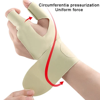 Kompresijski zavoj za zglob palca, Guma podrška, Prozračni Podesivi zaštitnik za ruke, Stabilizator Spica, narukvice za ublažavanje boli, a istezanje ligamenata