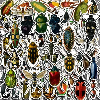 60шт Klasicni naljepnica s insekata Diy Računalne naljepnice za boce s vodom Vodootporan Bullet Journal umjetnost i obrt