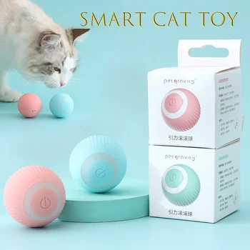 Loptu, interaktivne pribor za mačića, pokretna ljubimac, pametan mačak, pas od mačke, automatski igračke, električni самодвижущийся