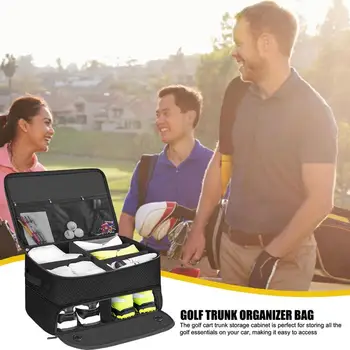 Golf-Organizator Za Vozila Kutija Za Pohranu Golf Sklopivi Torba Za spremanje Pribora Za Golf Kutija za Golf Loptice Za Prtljažnika Kompaktna Torba